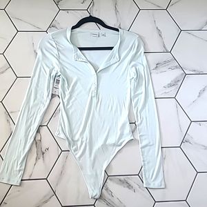 Light blue aritzia body suit